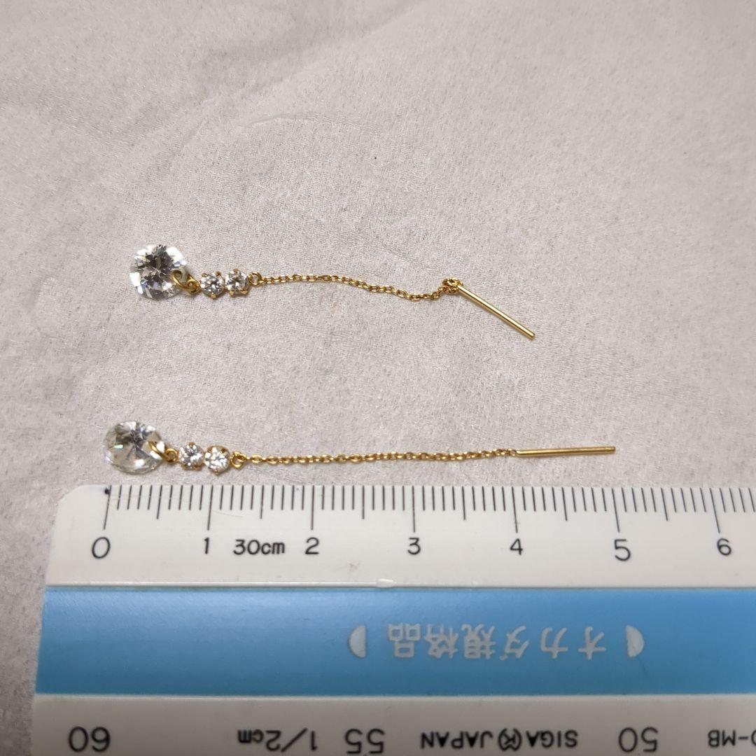 k18 両耳ピアス