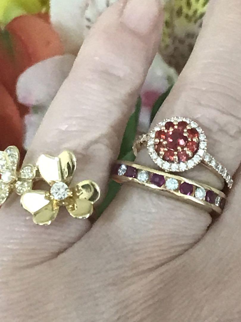 最終価格本日限界お値下げ❤️フラワーリング❤️K18YG