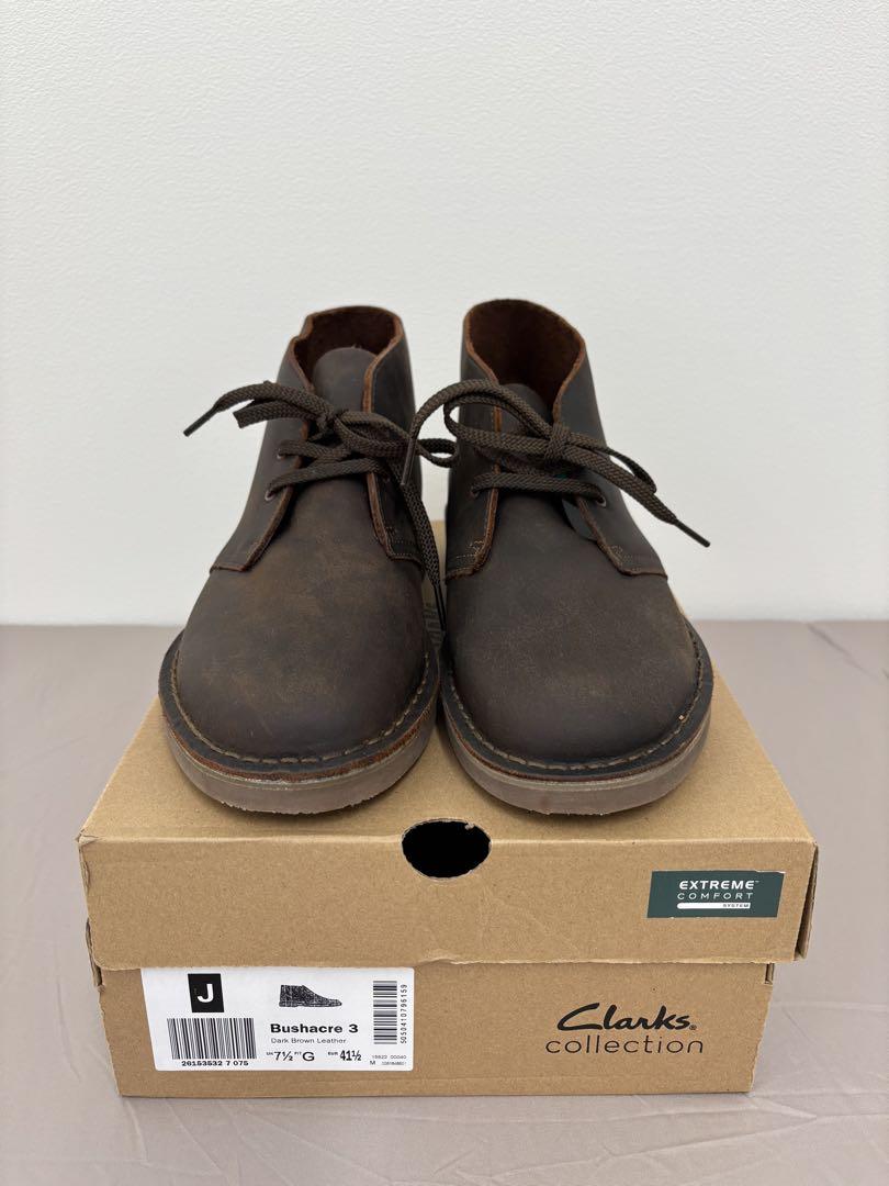 Clarks Bushacre 3 ダークブラウン