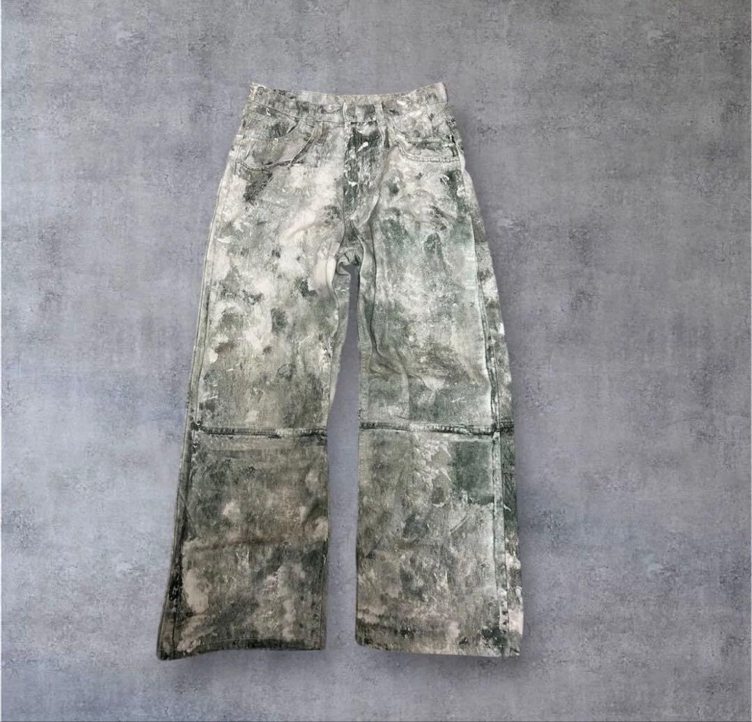 ZARA アブストラクト柄パンツM ZARA