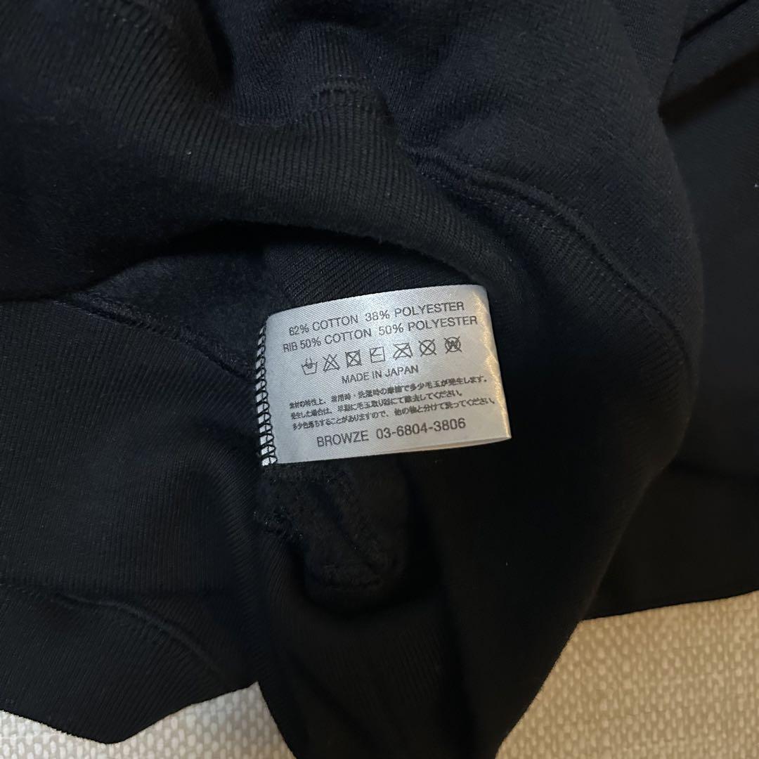 ennoy PROFESSIONAL CREW SWEAT BLACK 上のみ