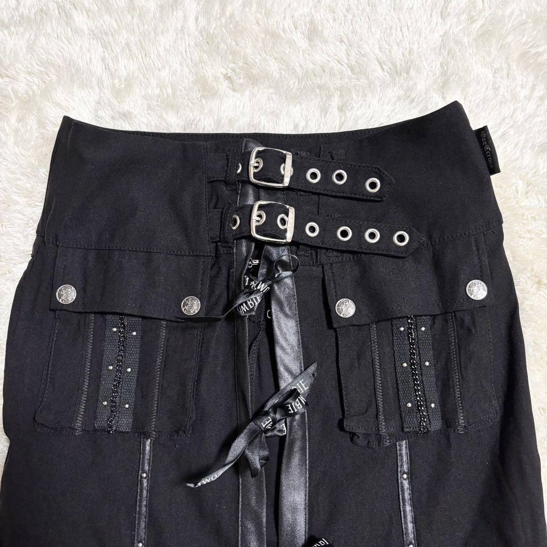 タグ付 OZZON Ozz Croce チェーンプリントアレンジロングスカート タグ付 OZZON Ozz Croce チェーンプリントアレンジロング