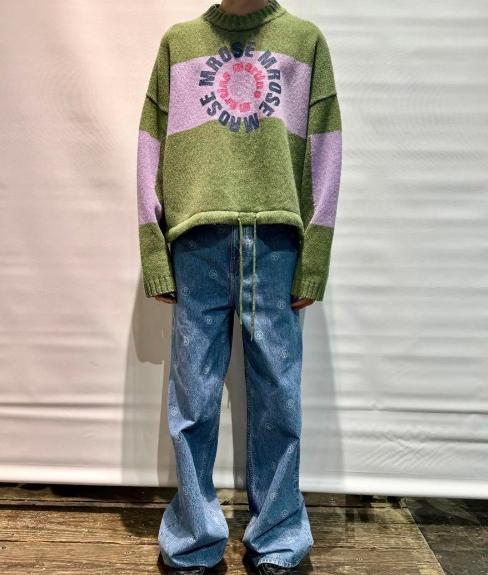 マーティンローズ　Martine Rose インターシャニット セーター　S