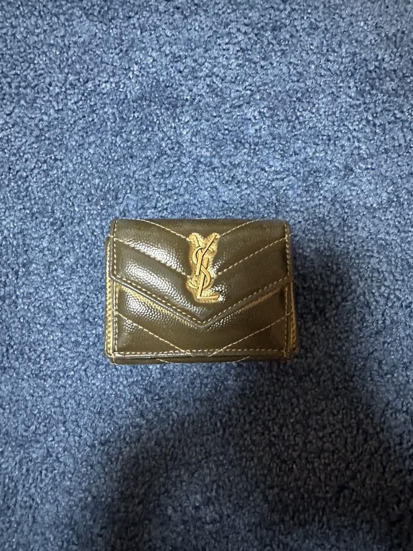 YSL ゴールド 三つ折り財布