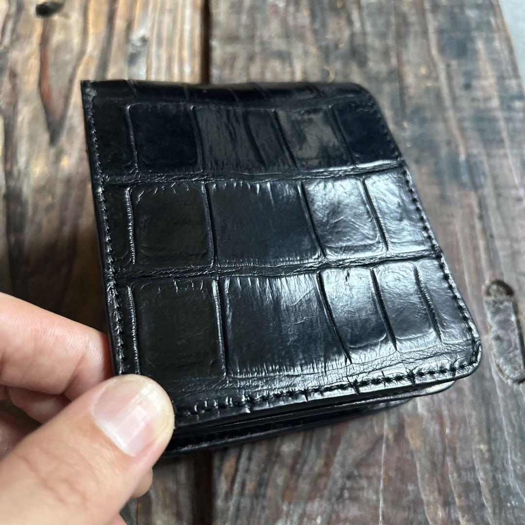 衝撃特価 shake hands 天神ワークス 大輔レザー 二つ折り財布 ウォレット 小物