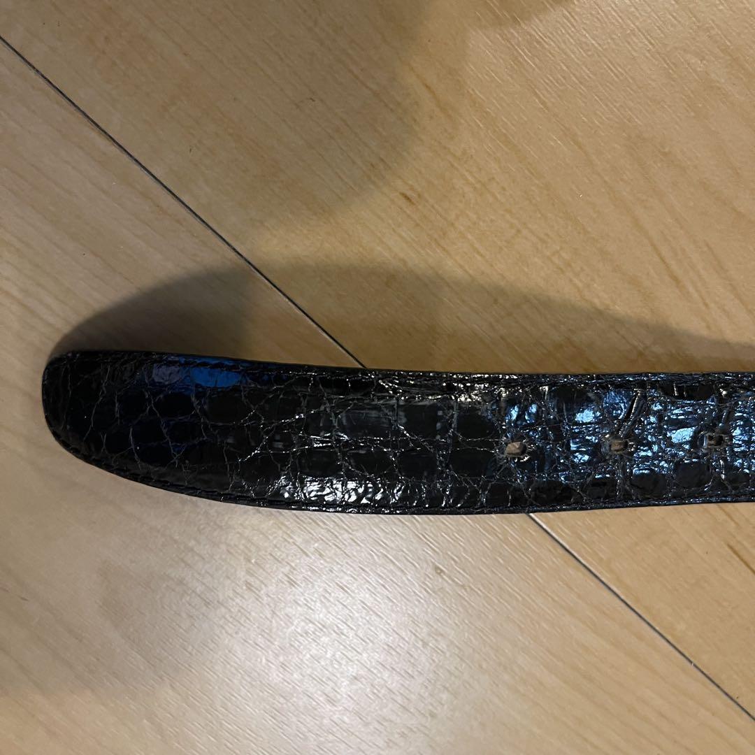 クロコダイル レザーベルト箱有り