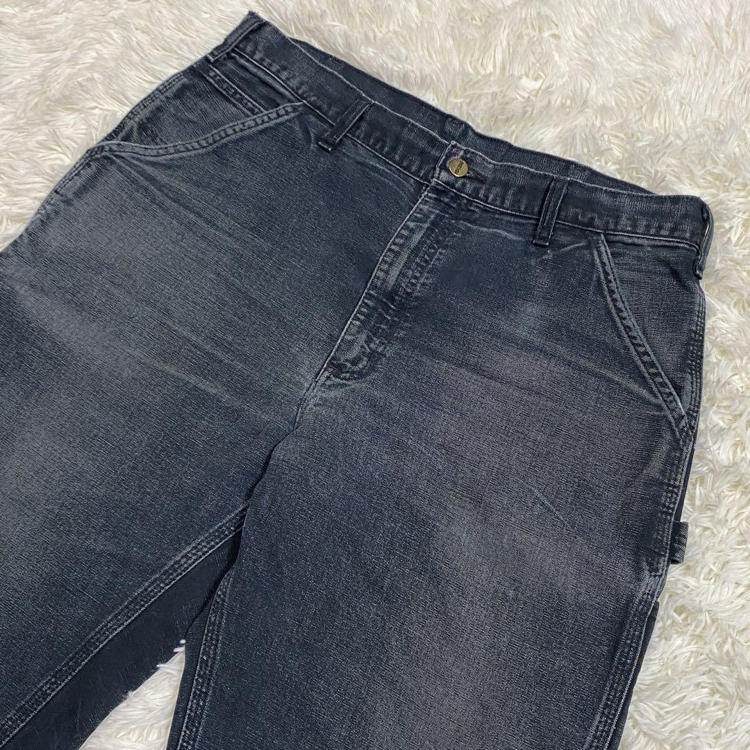 雰囲気◎✨carhartt フェードブラック　ペインターパンツ
