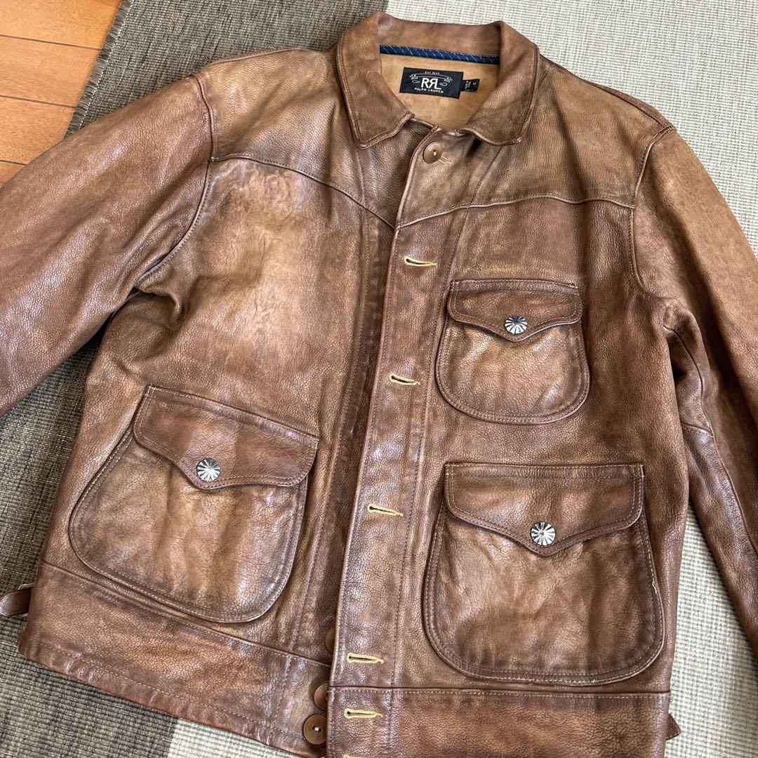 【超美品】RRL レザージャケット　GRIGGS LEATHER JACKET