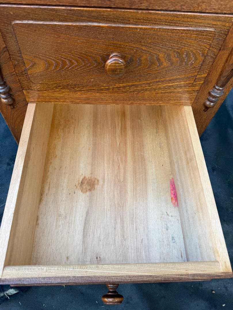 木製ライティングデスク オーク風