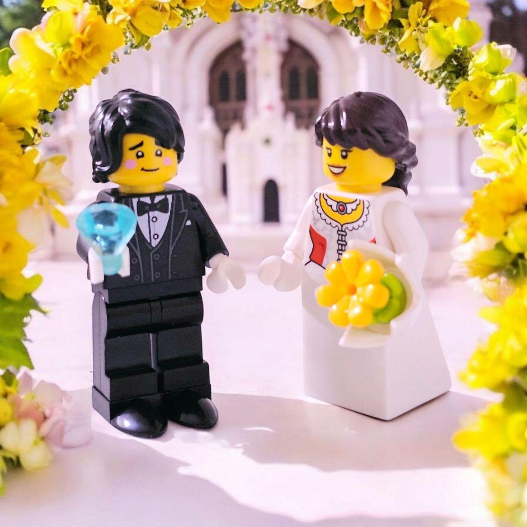 レゴ ミニフィグ♡ ウェディング 結婚証明書 ウェルカムスペース