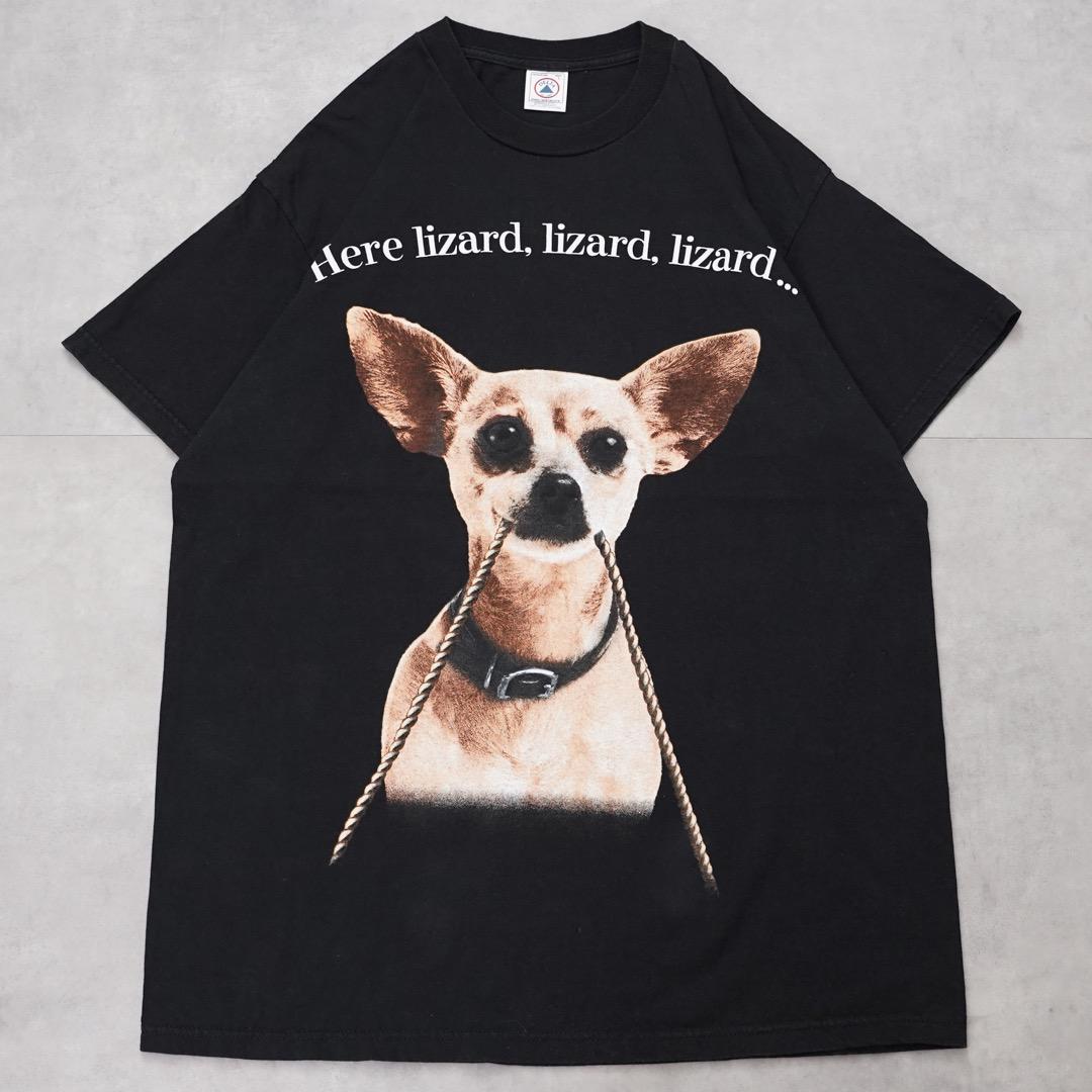 デルタ タコベル ゴジラ チワワ Tシャツ プロモ 90s USA製 L 黒
