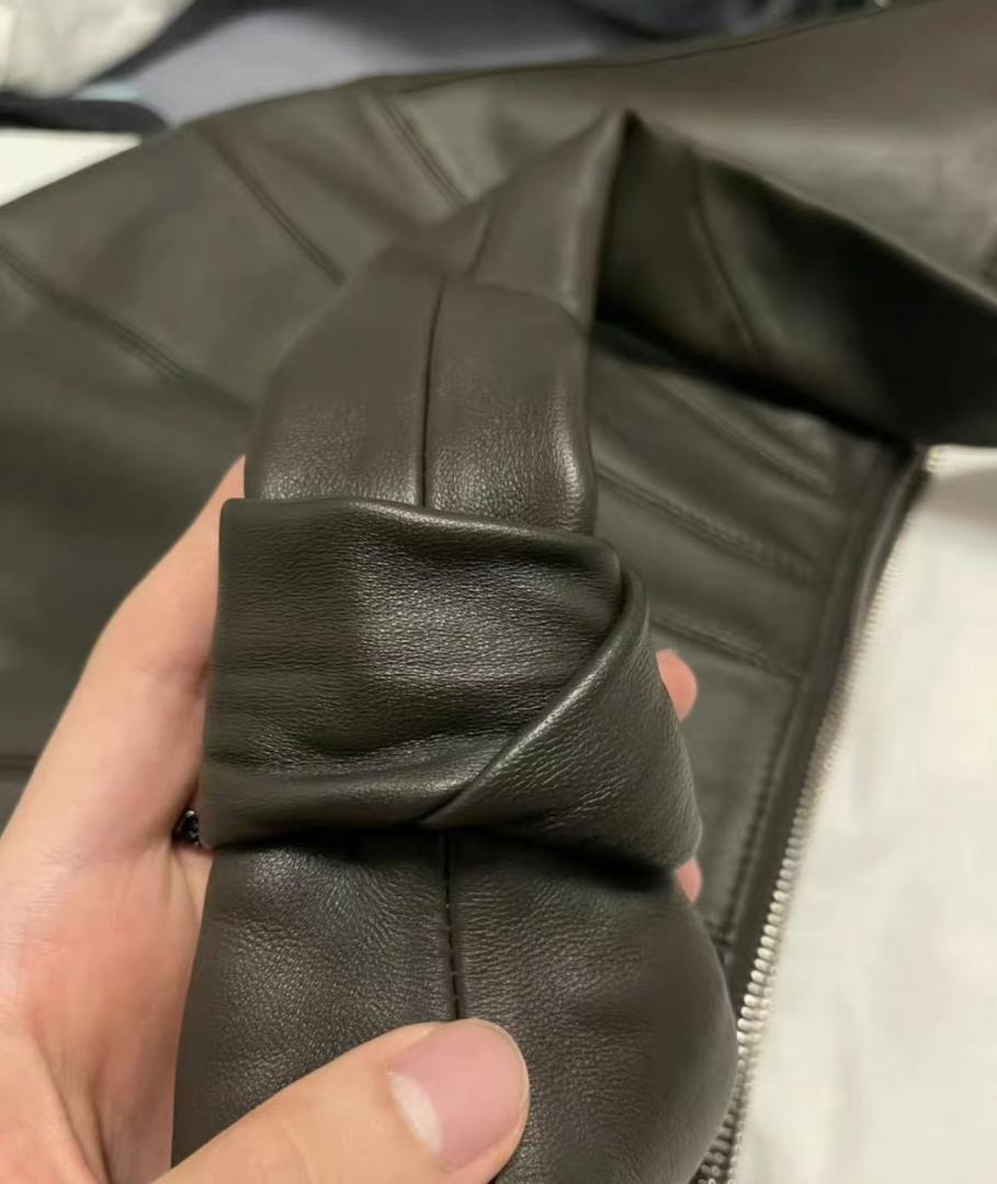 Lemaire クロワッサン ショルダーバッグ ダークブラック