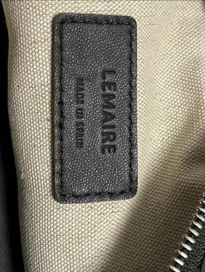 Lemaire クロワッサン ショルダーバッグ ダークブラック