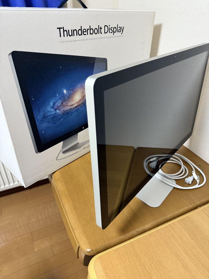 【美品】Apple Thunderbolt Display 27インチ希少保管品 美品】Apple Thunderbolt Display 27インチ希少保管品