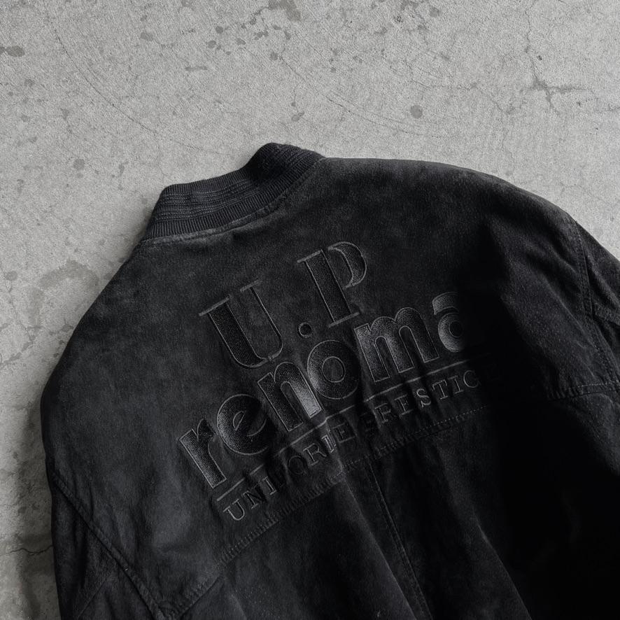 ユーピーレノマ レノマ レザージャケット 豚革 古着 u.p renoma