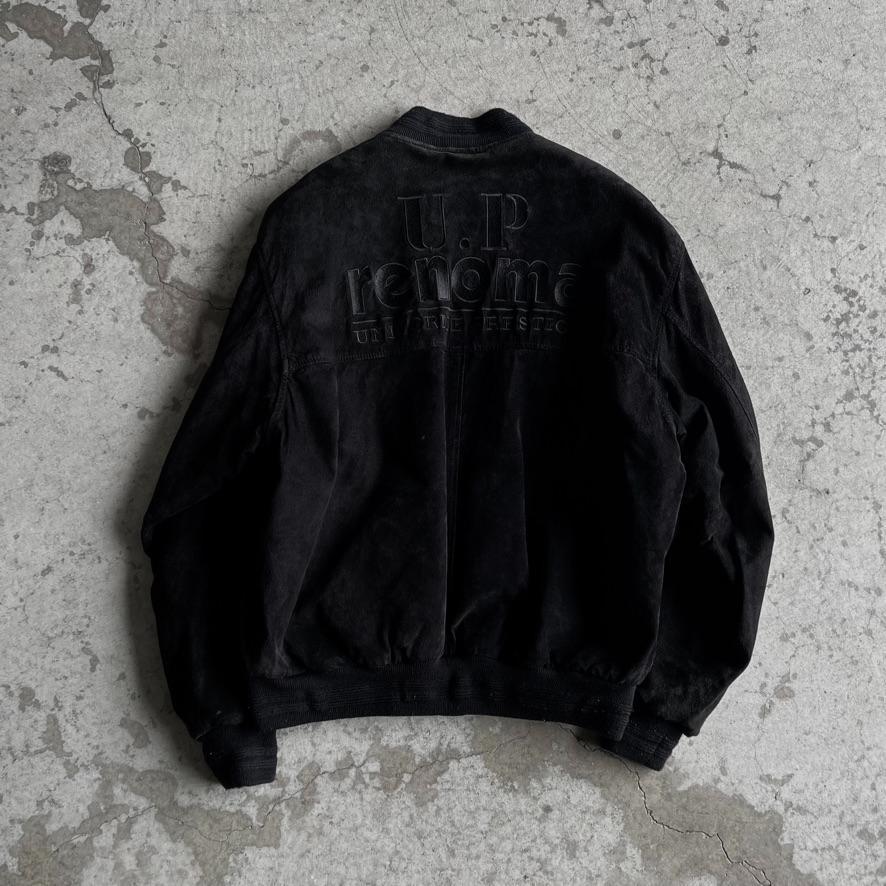 ユーピーレノマ レノマ レザージャケット 豚革 古着 u.p renoma