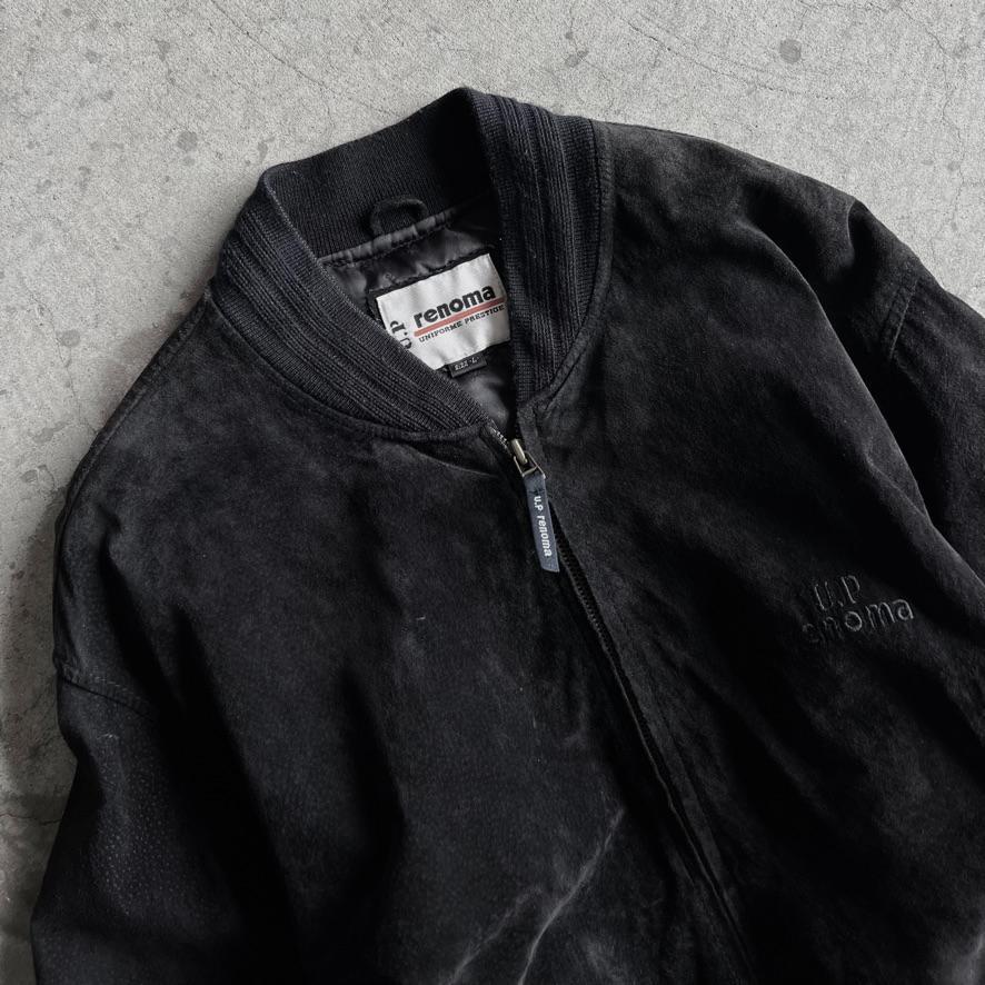 ユーピーレノマ レノマ レザージャケット 豚革 古着 u.p renoma