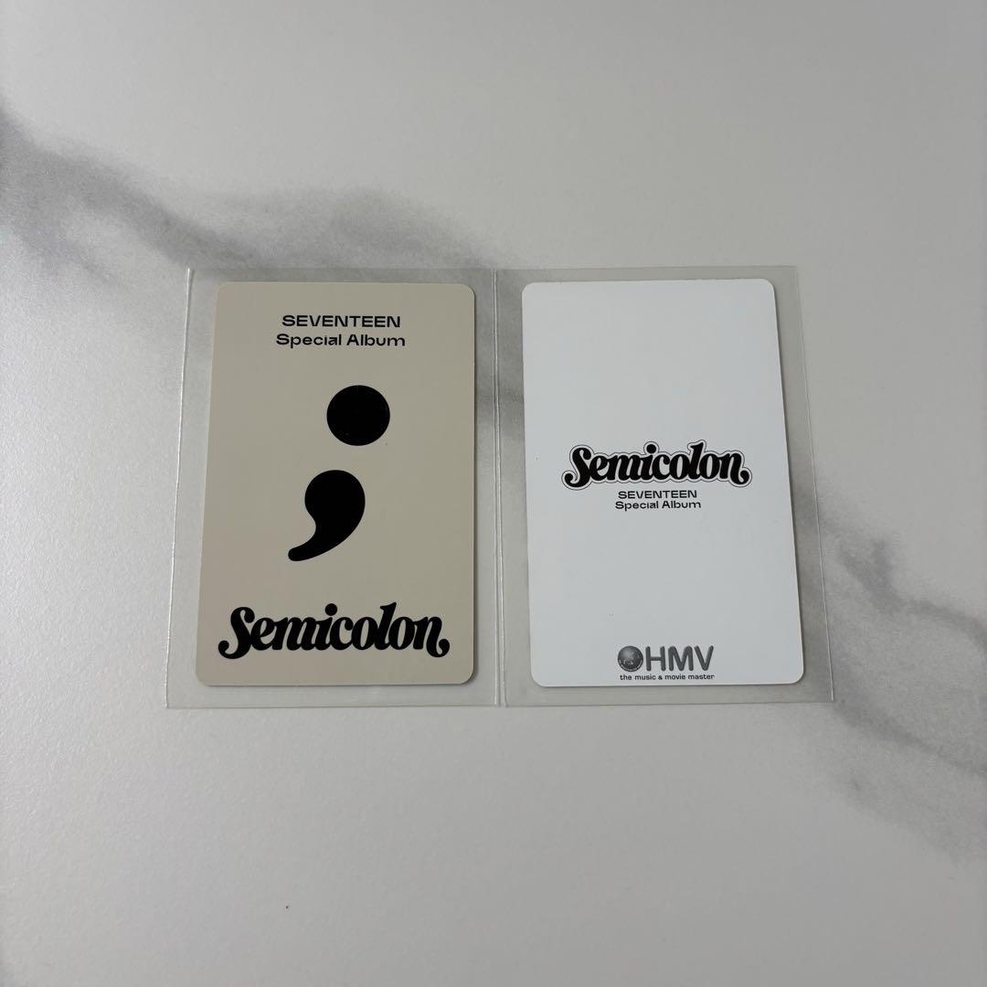 SEVENTEEN semicolon トレカ ジョシュア seventeen ジョシュア セミコロン トレカ