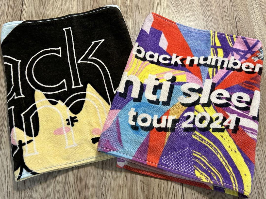 back number anti sleeps tour 2024 タオル ミュージシャン