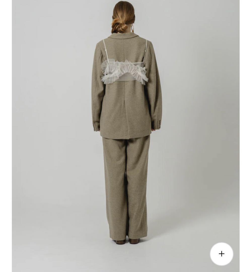 EAPHI WOOL TWEED JACKET gray
