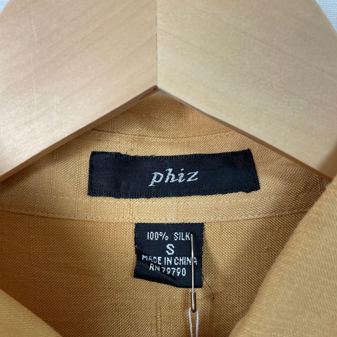 90s phiz デッドストック シルクシャツ 古着 ヴィンテージ
