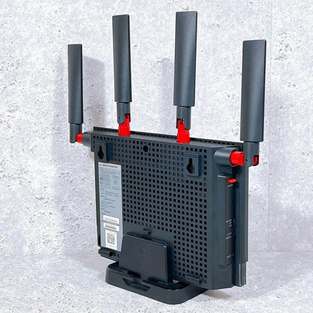 良品 BUFFALO WXR-5700AX7S/D 無線ランルーター 良品 BUFFALO WXR-5700AX7S/D 無線ランルーター