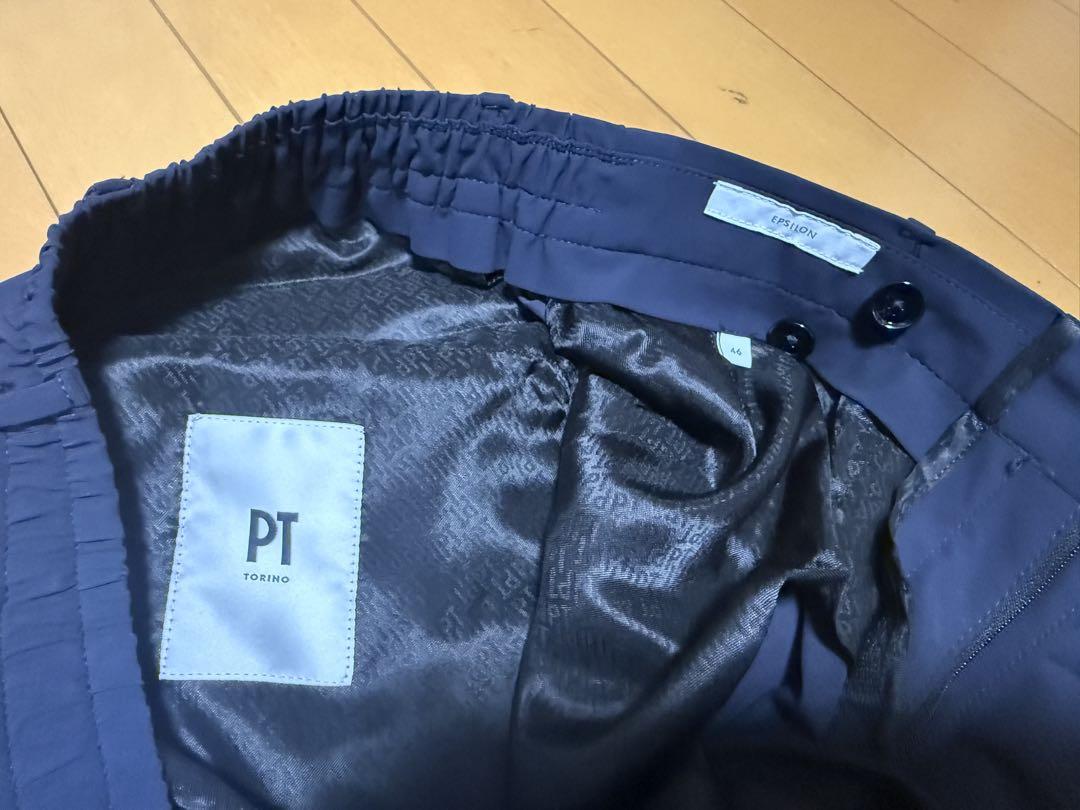 PT TORINO ストレッチパンツ　ネイビー　46