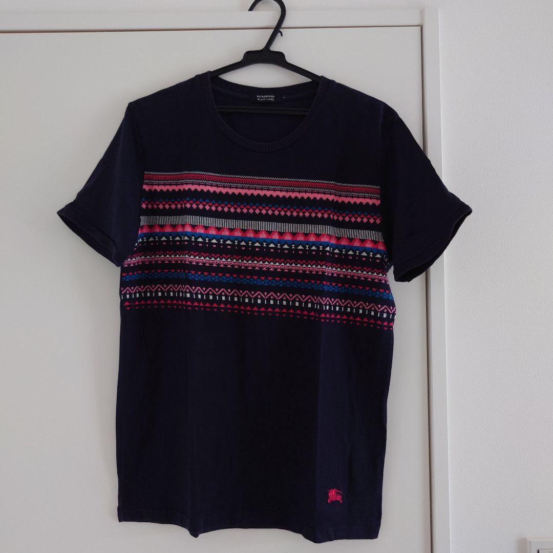 BURBERRY BLACK LABEL ネイビー Tシャツ サイズ2 - メルカリ