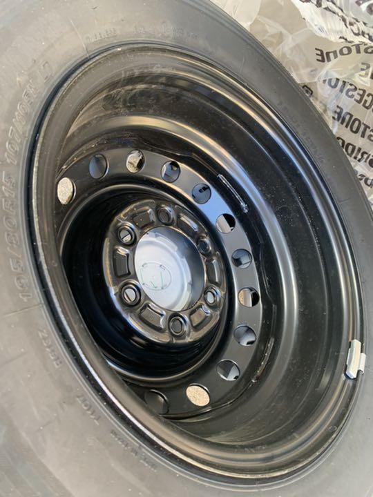 いませんの 6型ハイエース 純正ホイールタイヤ 5QJVr-m54057609968 タイヤ