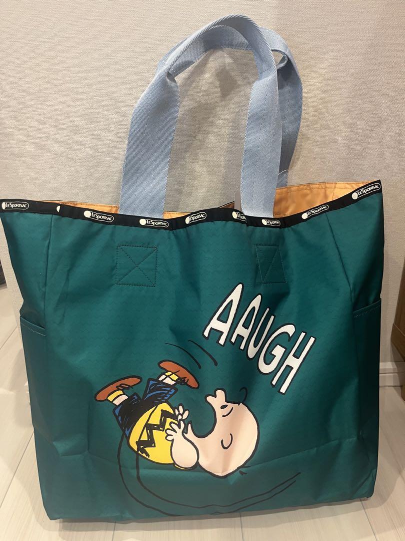 レスポートサック スヌーピーリバーシブルトートバッグ LG REVERSIBLE TOTE スヌーピーアンドギャングトート