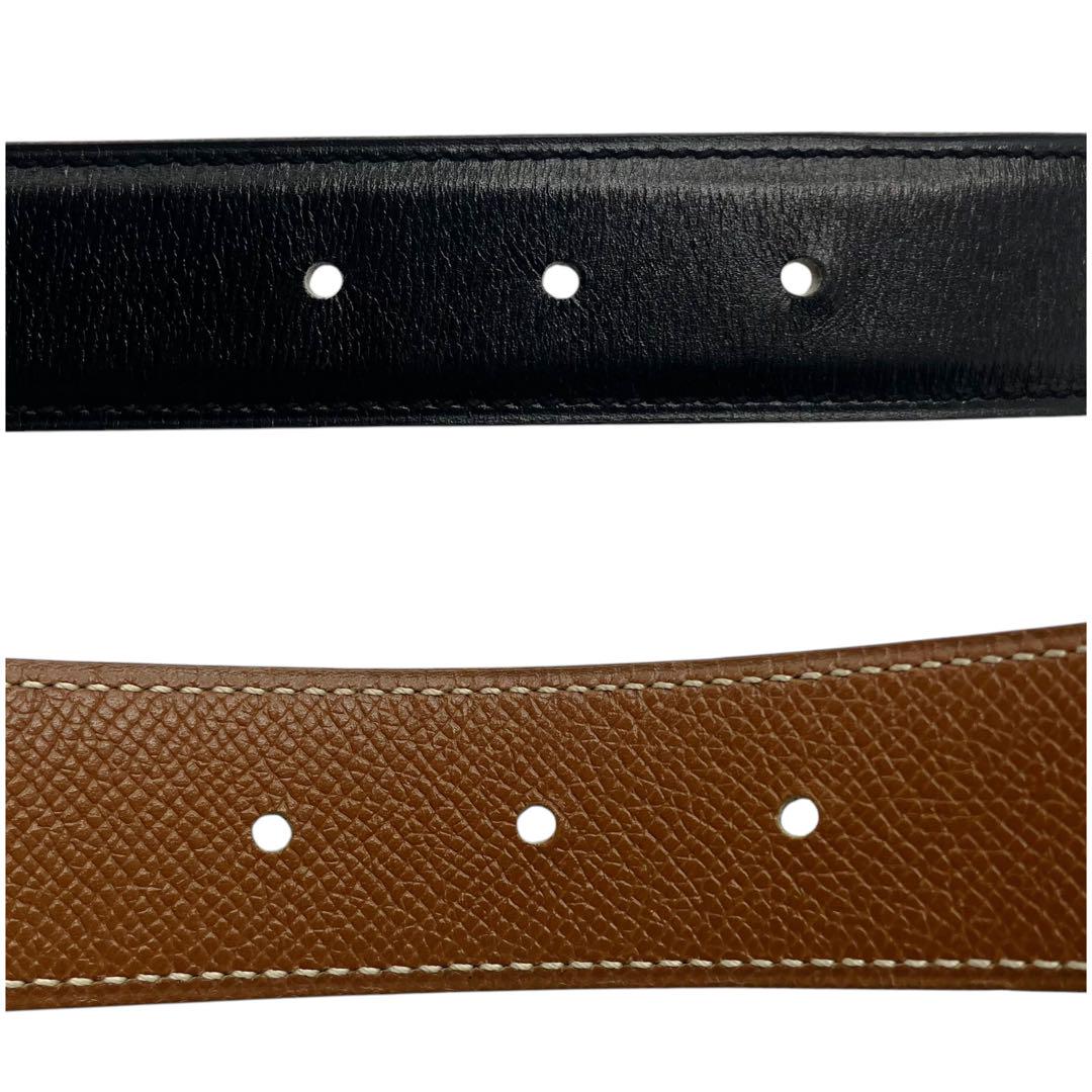 ⭐️美品⭐️ エルメス レザー ベルト 68 ブラック バックルなし