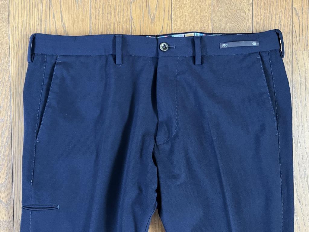 PT01 MUMBAI ストレッチ サマーウール クロップドパンツ 48