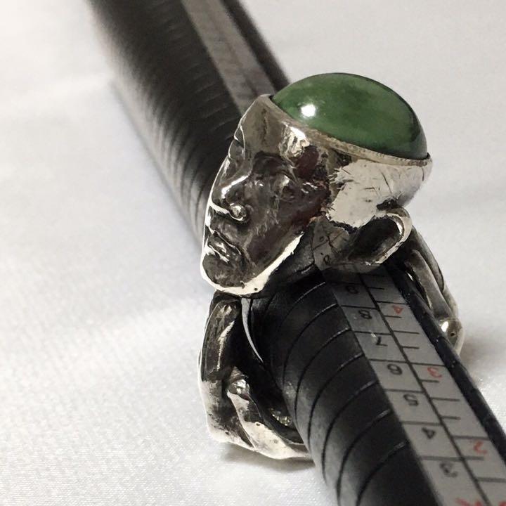 シルバー デザイン　リング　個性的　silver