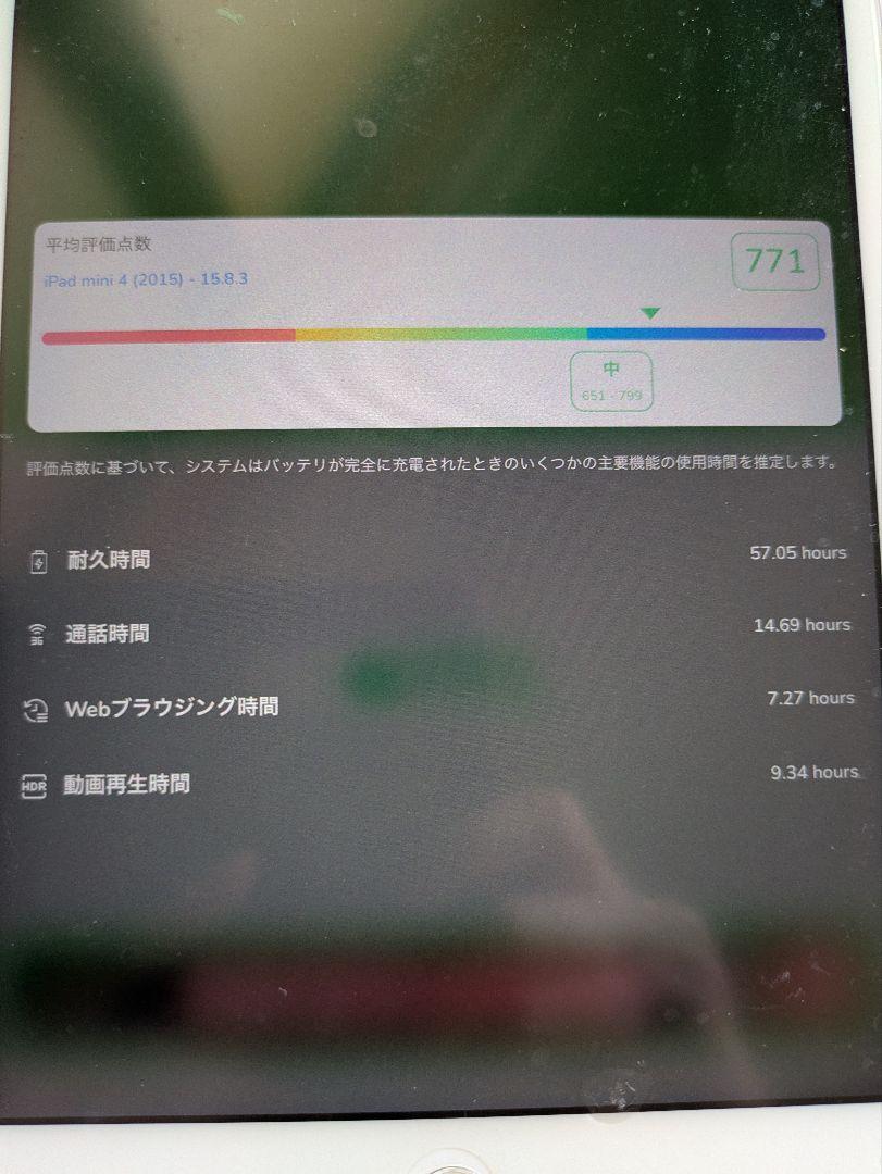 Apple 【中古】iPad mini4 128GB Wi-Fi +Cellular 本体のみ 在庫