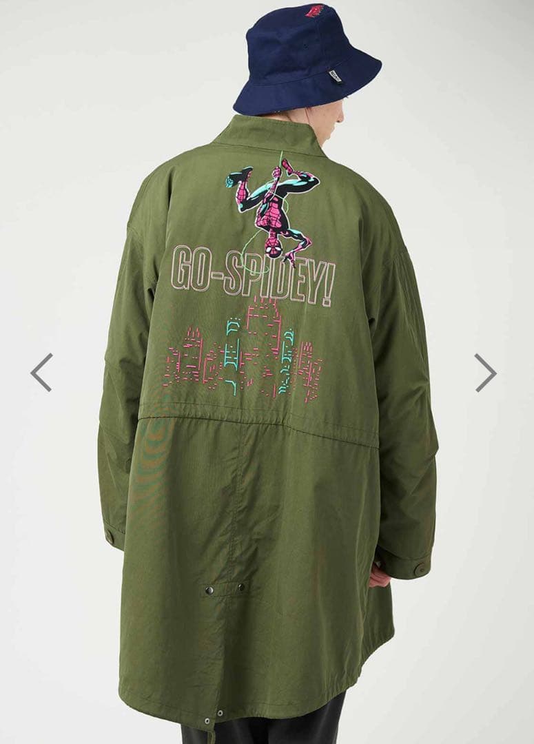 スパイディ VS ヴィラン｜モッズコート【graniph】 スパバッグ おしゃれ