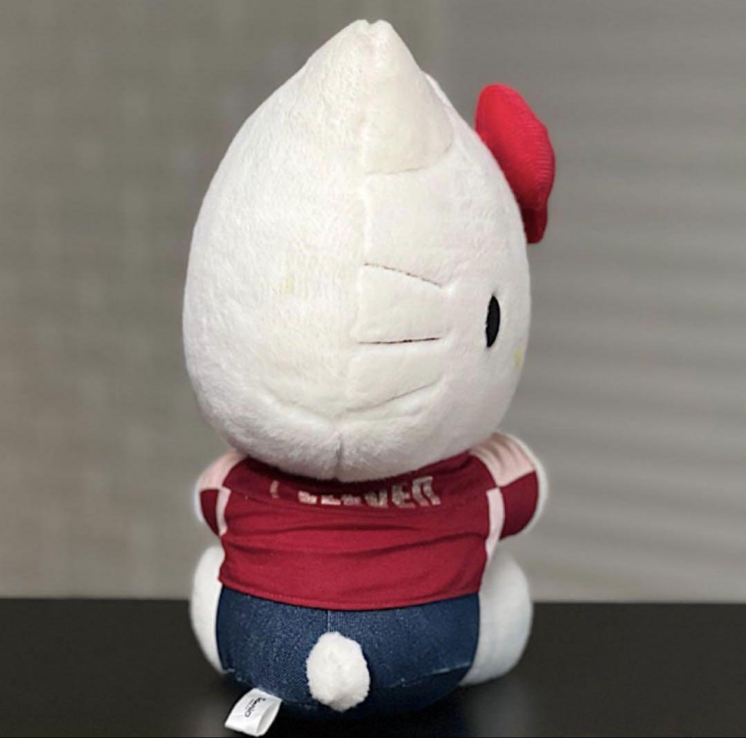 【レア】ハローキティ×セブンイレブン コラボ ぬいぐるみ 制服ぬいぐるみ横スワリ