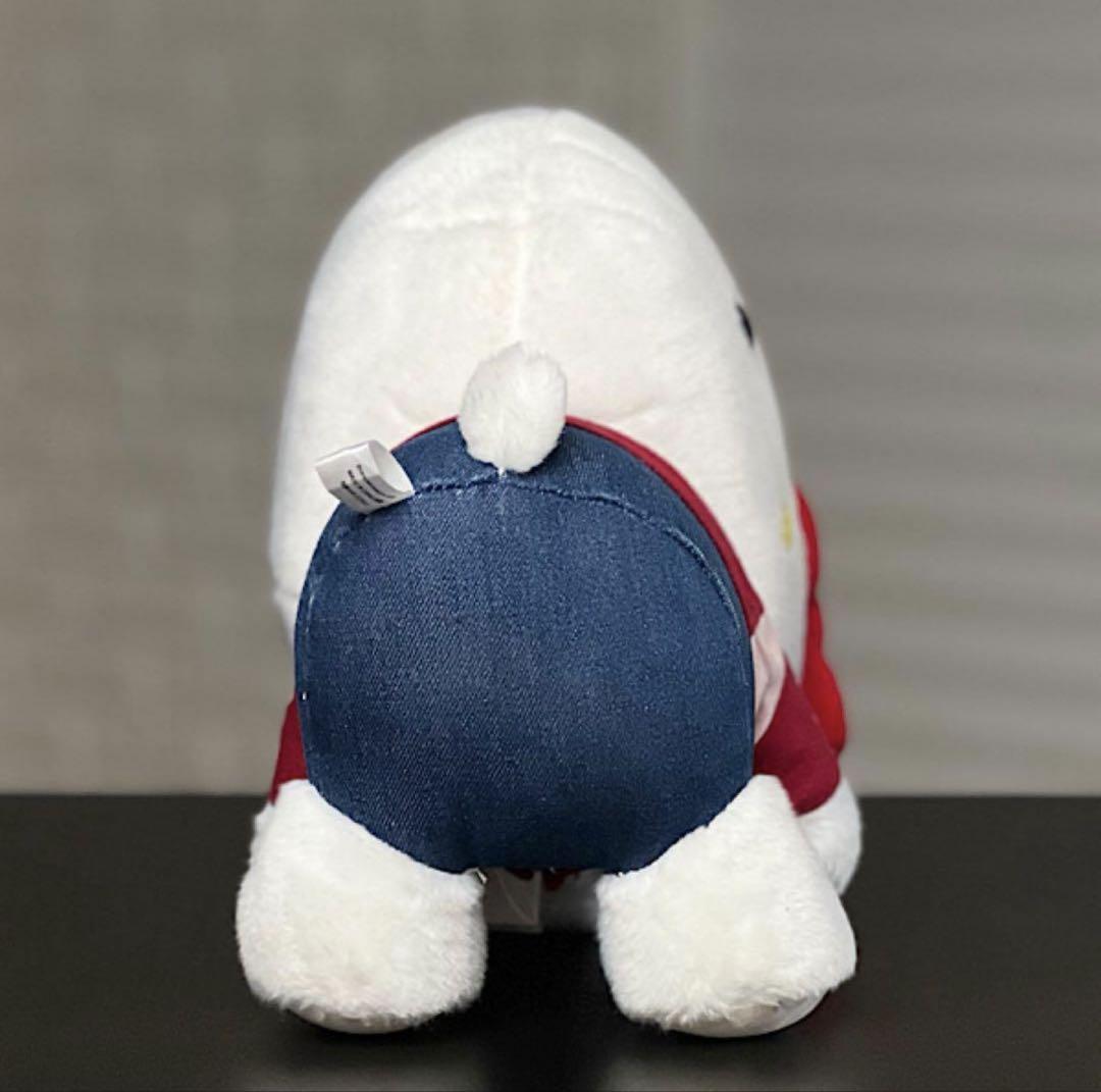 【レア】ハローキティ×セブンイレブン コラボ ぬいぐるみ 制服ぬいぐるみ横スワリ