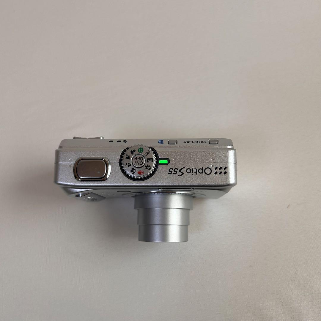 PENTAX Optio S55 シルバー コンパクトデジタルカメラ