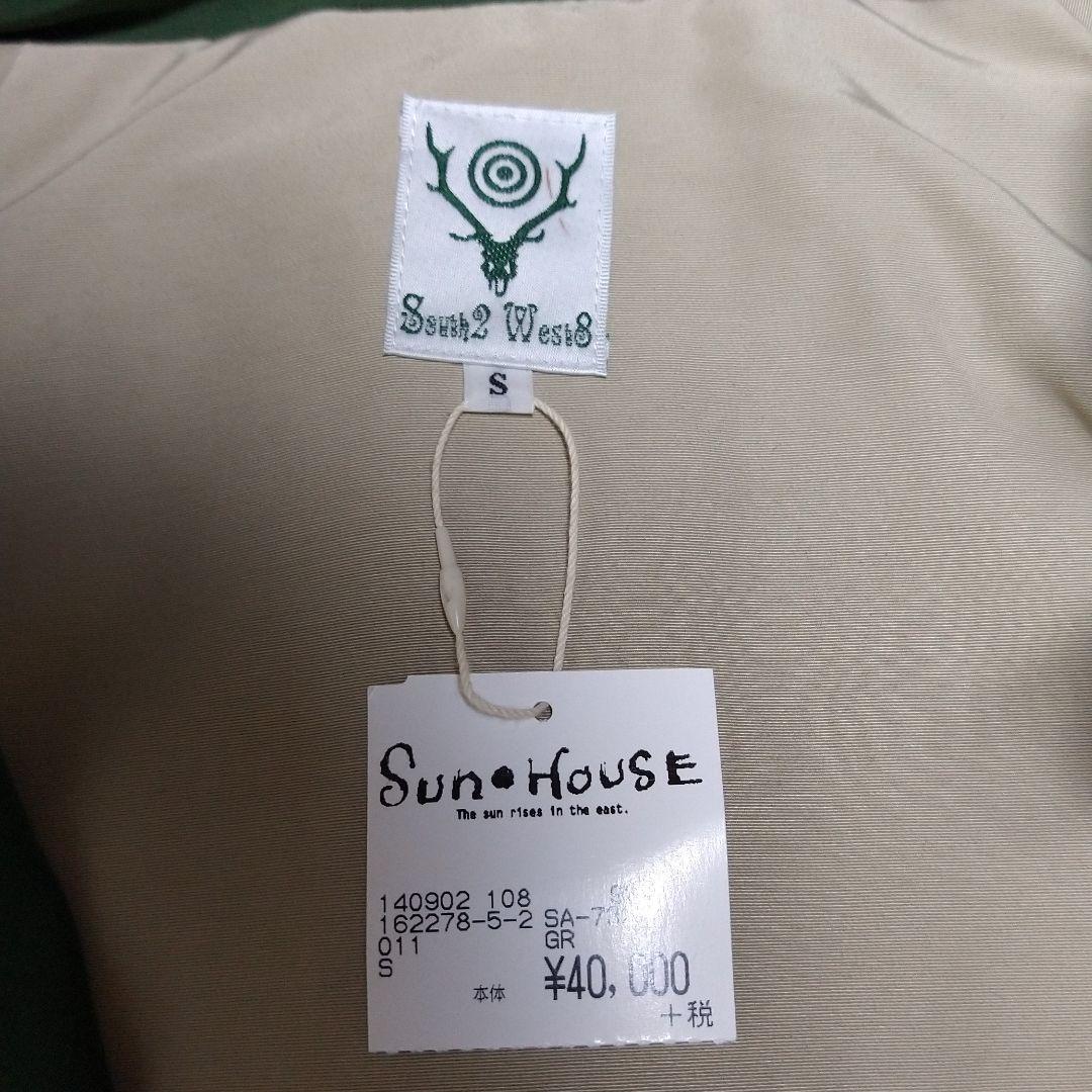 のうえでご SOUTH2 WEST8 Carmel Jacket S グリーン 未使用 sm4w7-m54073321493 ドウォーマ