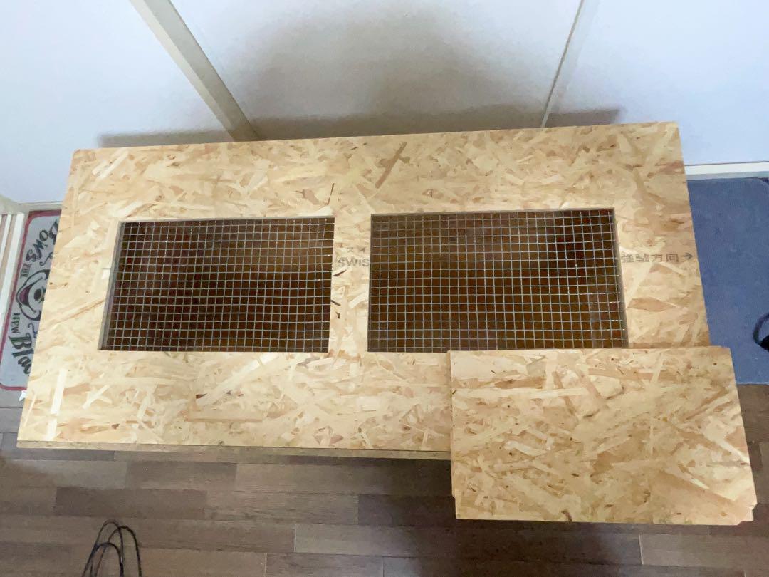 【限定品】 OSBボード製 爬虫類飼育ケース 大阪府取引可能 120cm*60cm*60cm 温室・飼育ケース