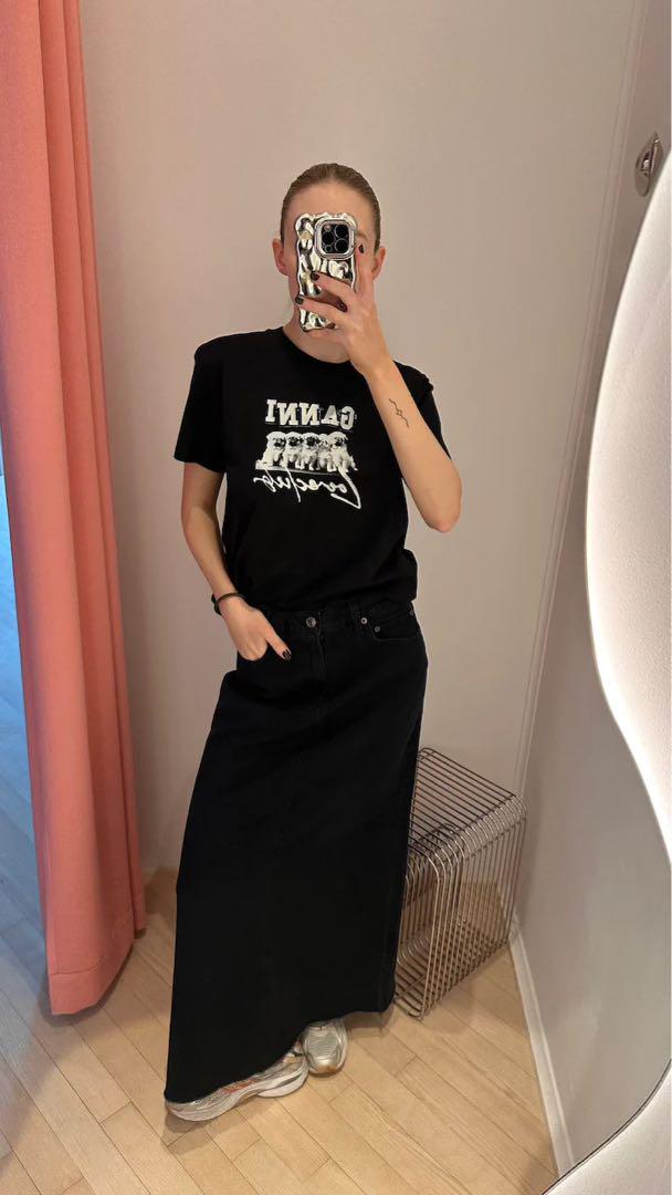 美品　GANNI PUPPY LOVE RELAXED T-SHIRT