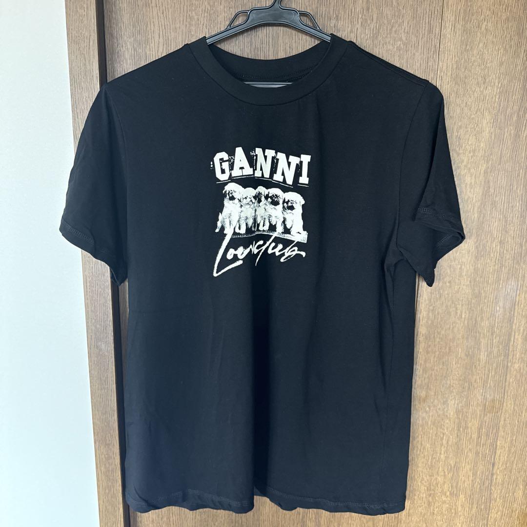 美品　GANNI PUPPY LOVE RELAXED T-SHIRT