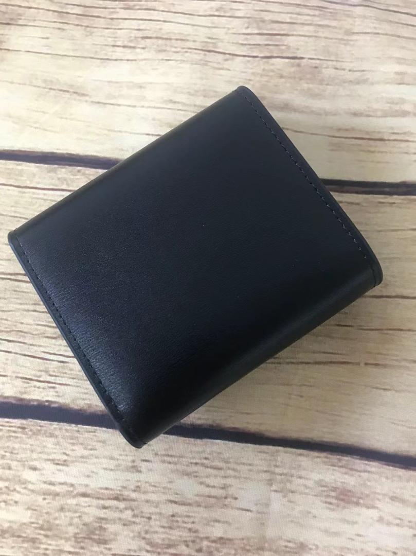 CELINE セリーヌ 三つ折り財布 ブラック レディース