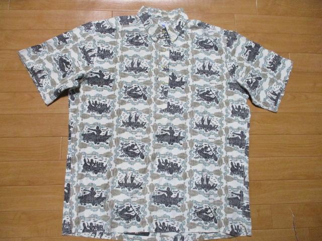 REYN SPOONER　レインスプーナー　ハワイアンシャツ　USAーL