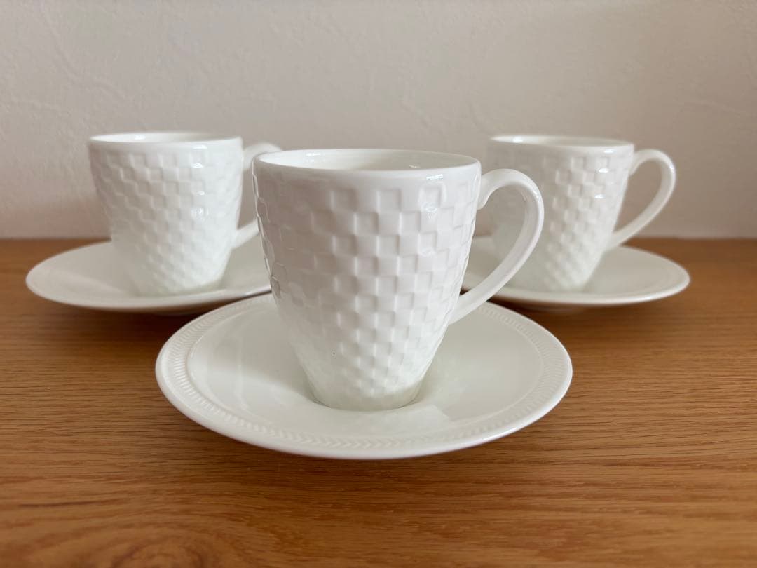 ウェッジウッド ナイト デイ デミタスカップ 3客セットWEDGWOOD