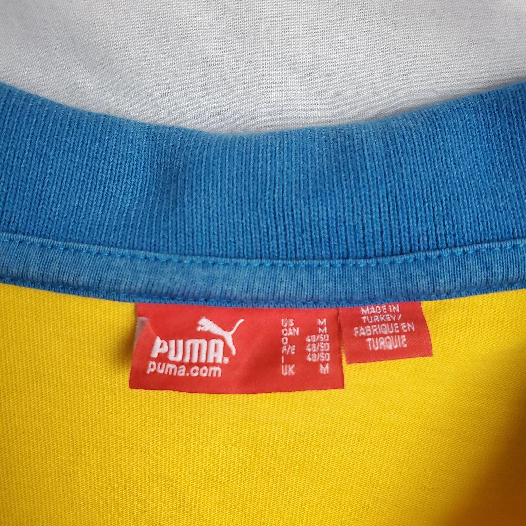PUMA スウェーデン代表　ユニフォーム　ポロシャツ　刺繍 サッカー 黄色