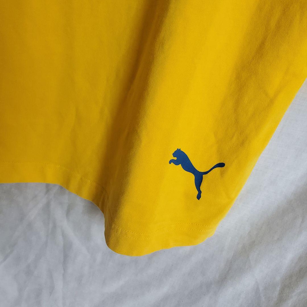 PUMA スウェーデン代表　ユニフォーム　ポロシャツ　刺繍 サッカー 黄色