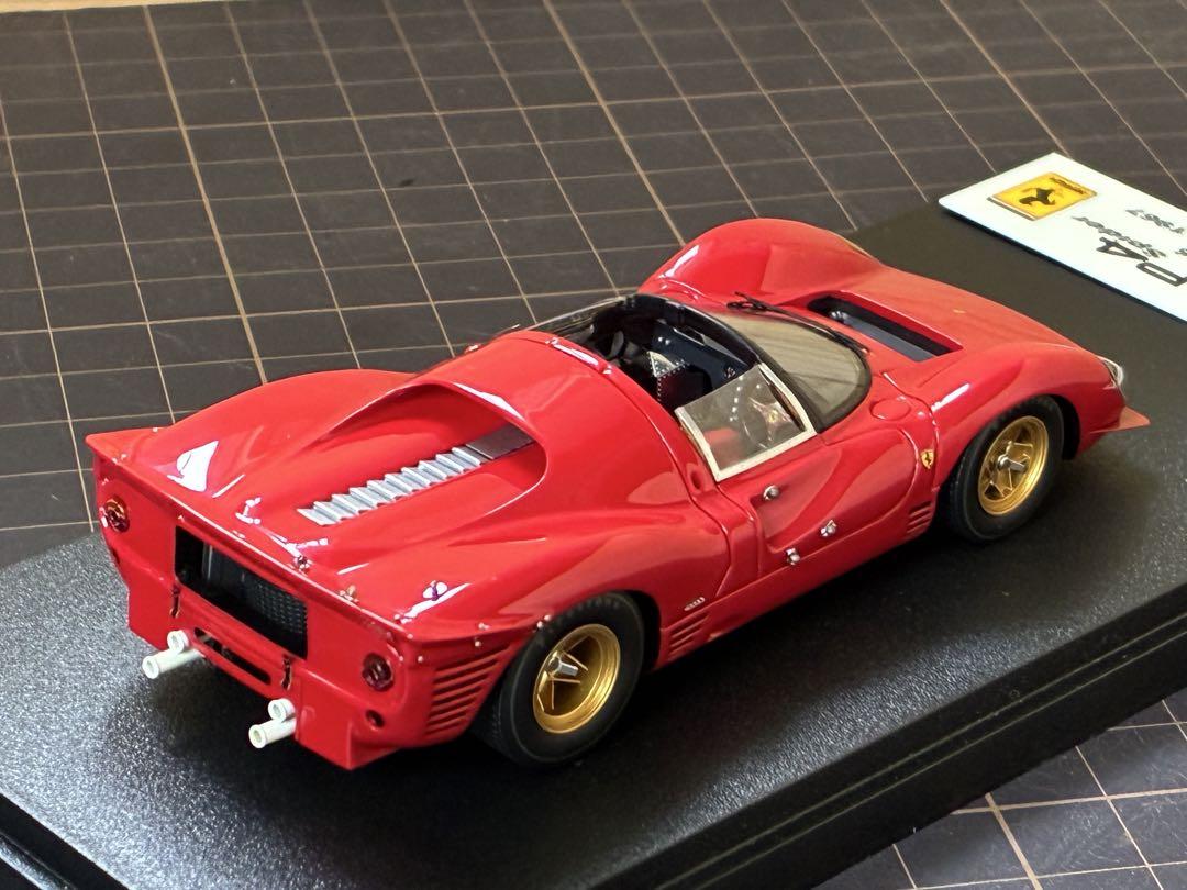 メイクアップ make up ミニカー1/43 フェラーリ330p4 赤 外箱無