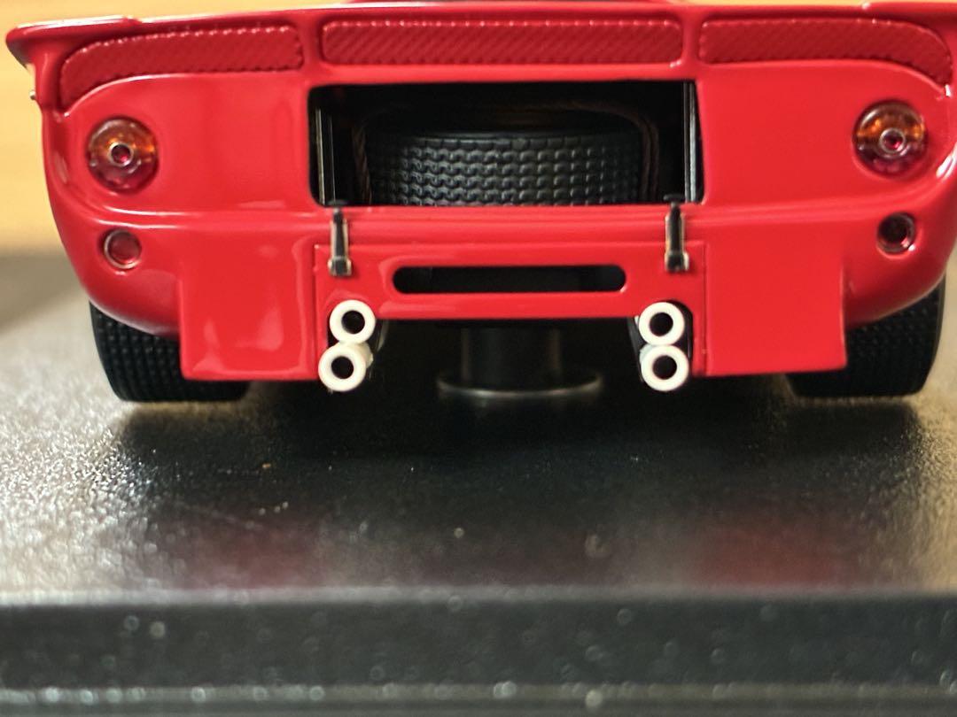 メイクアップ make up ミニカー1/43 フェラーリ330p4 赤 外箱無
