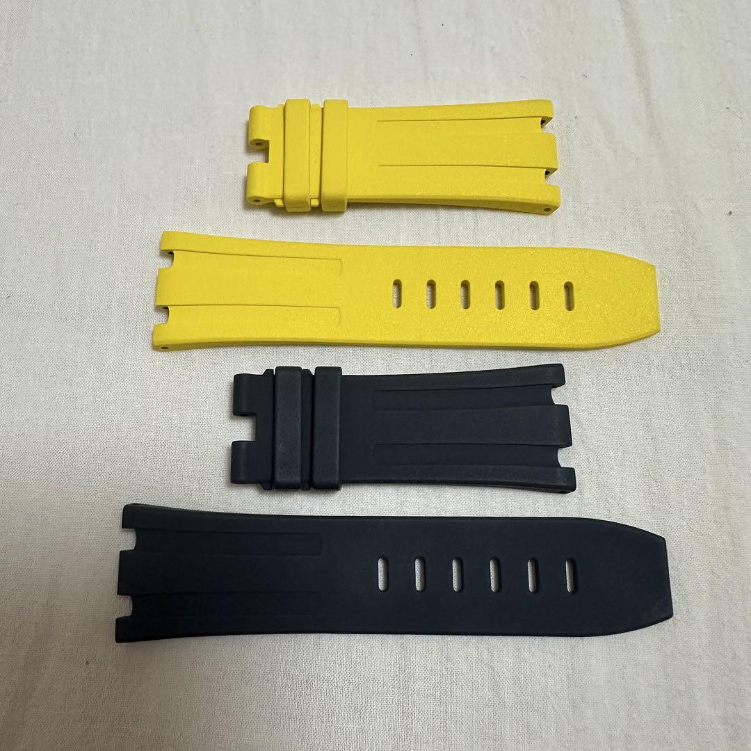 オーデマピゲ　ロイヤルオークオフショア42mm用　 純正ラバーベルト2本セット